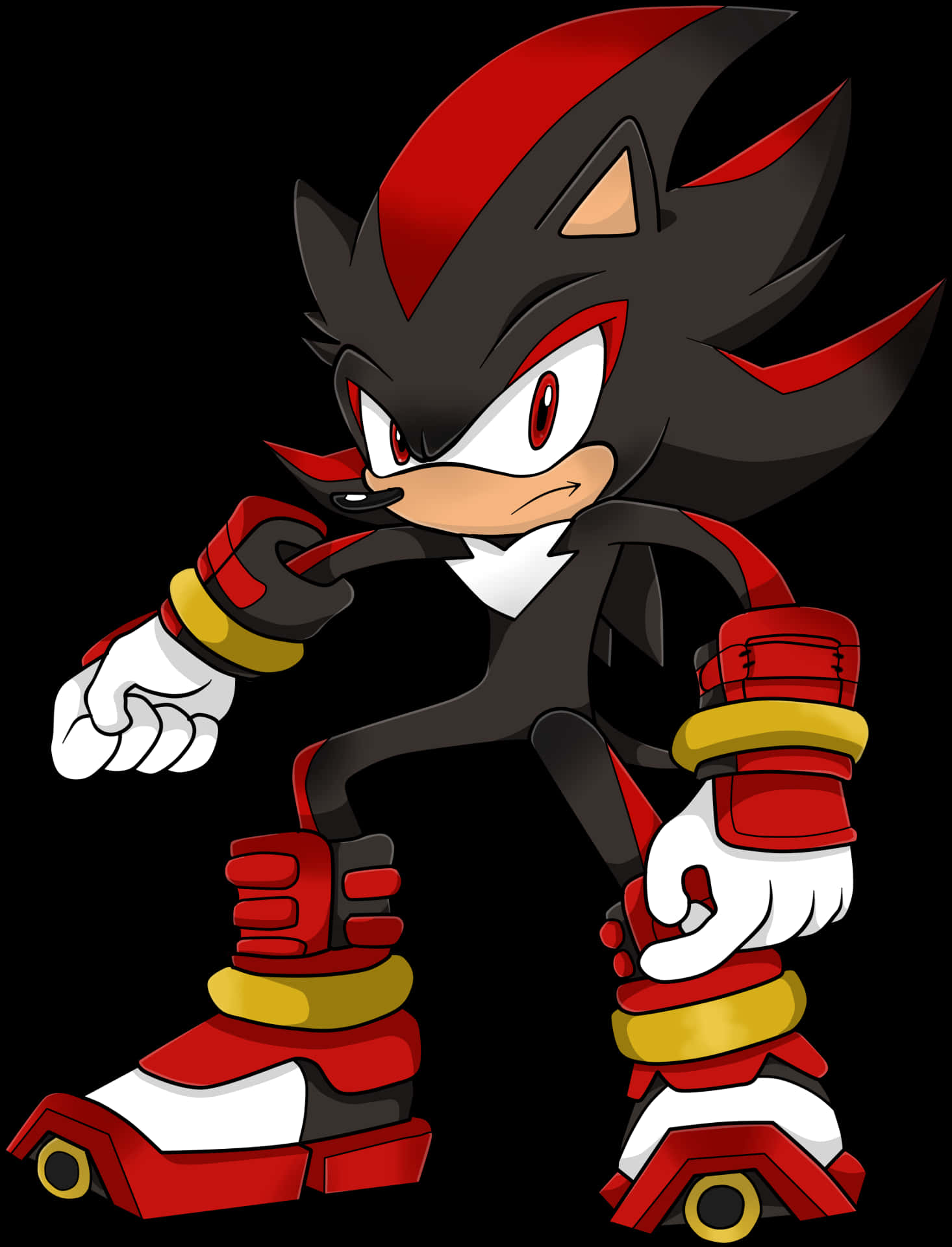 Shadow The Hedgehog Standing Pose