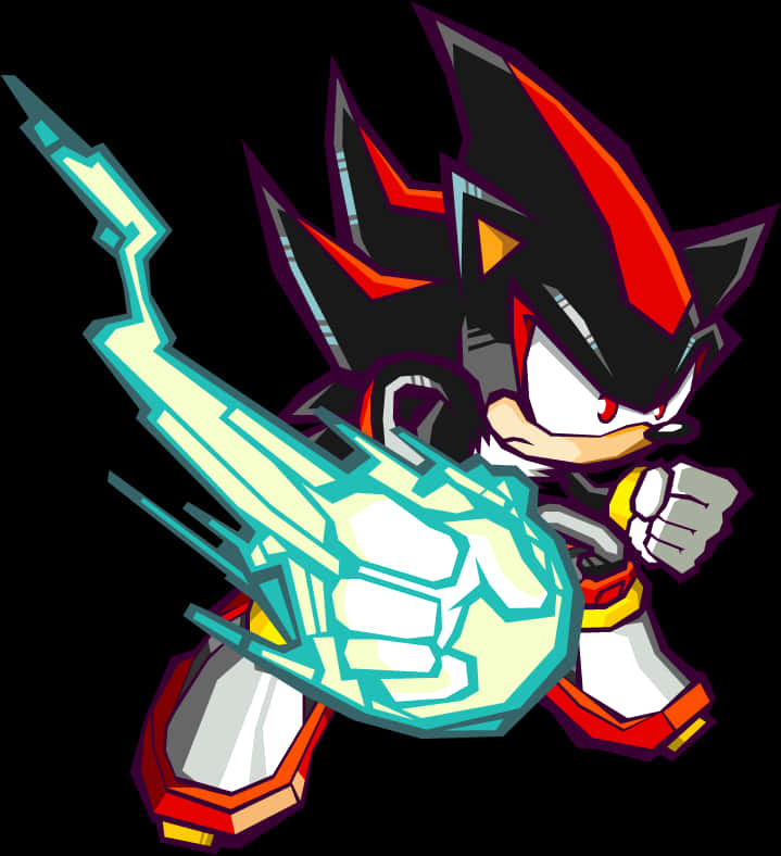 Shadow The Hedgehog With Gun