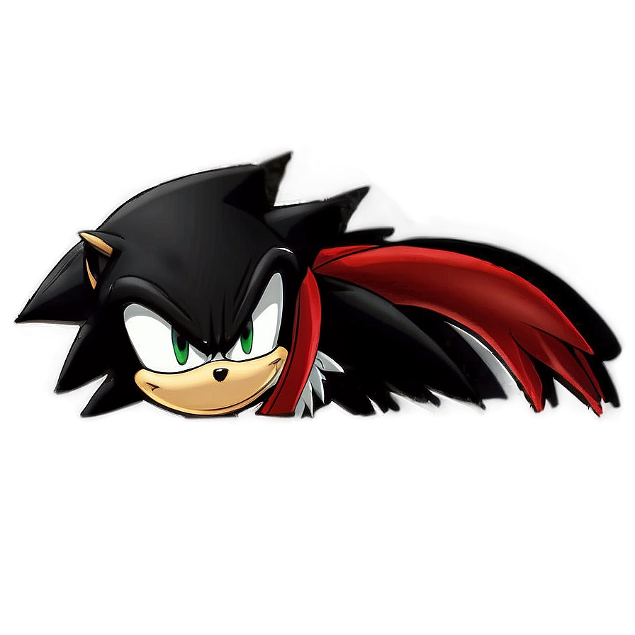 Shadow The Hedgehog With Scarf Png 05232024