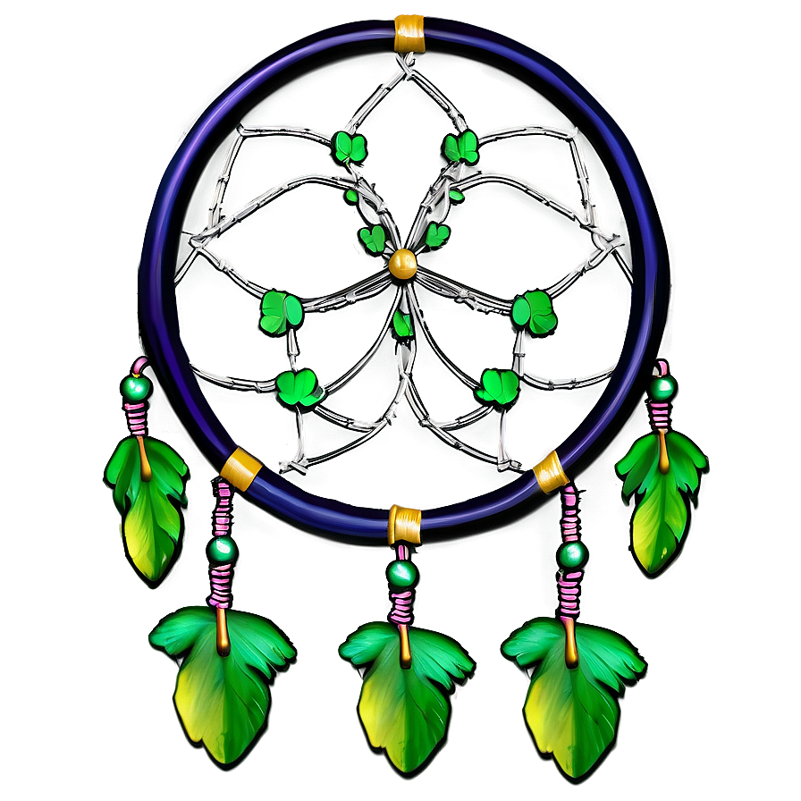 Shamrock Dreamcatcher Png 05242024