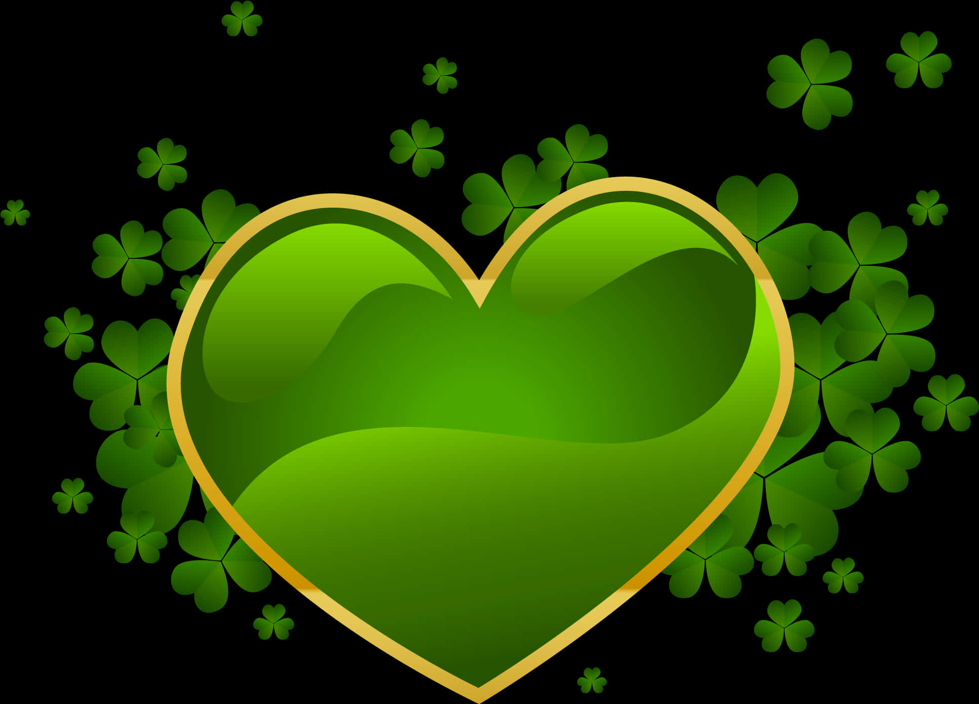 Shamrock Heart Design