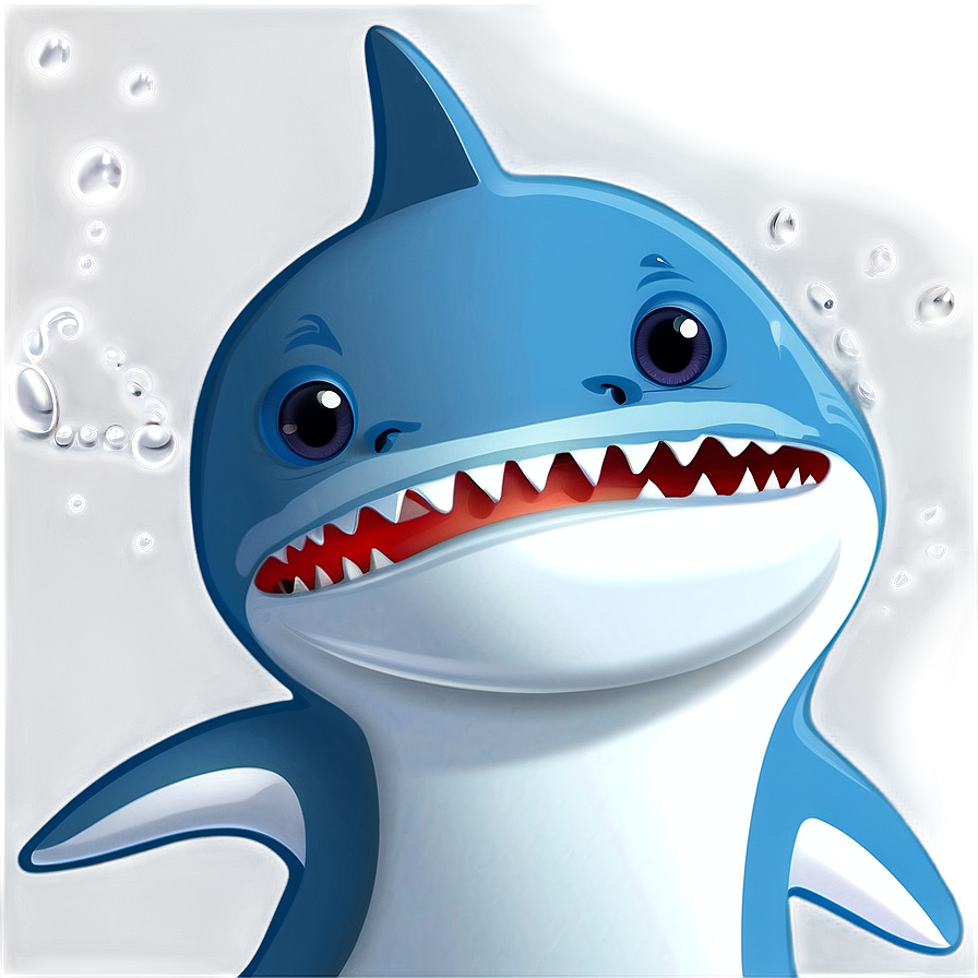 Shark Cartoon For Kids Png 42