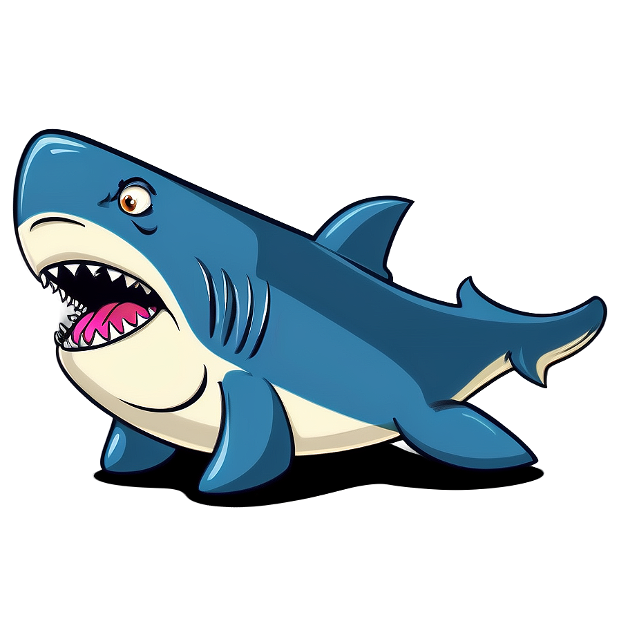 Shark Cartoon In Love Png Nqg