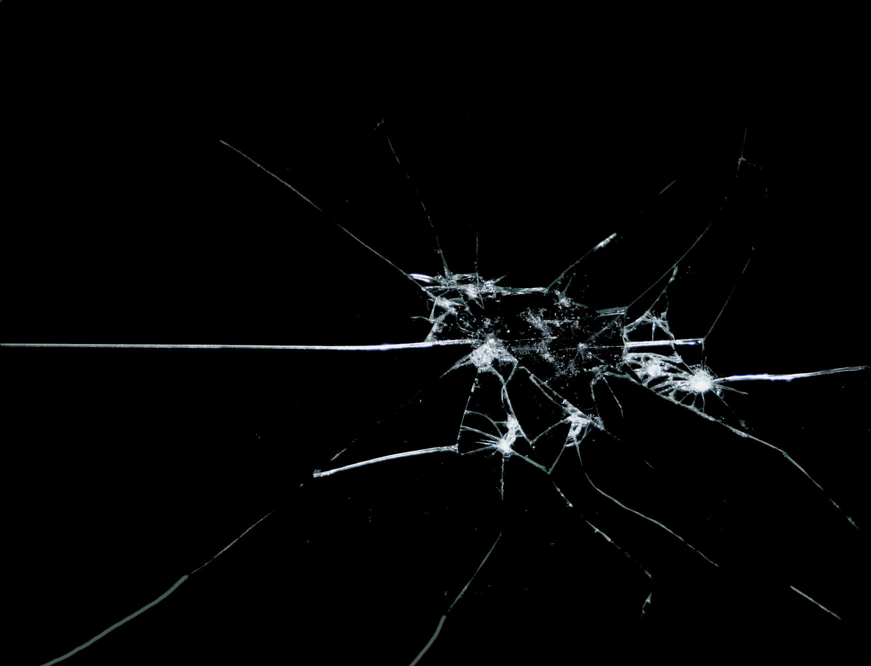 Shattered Glass Dark Background