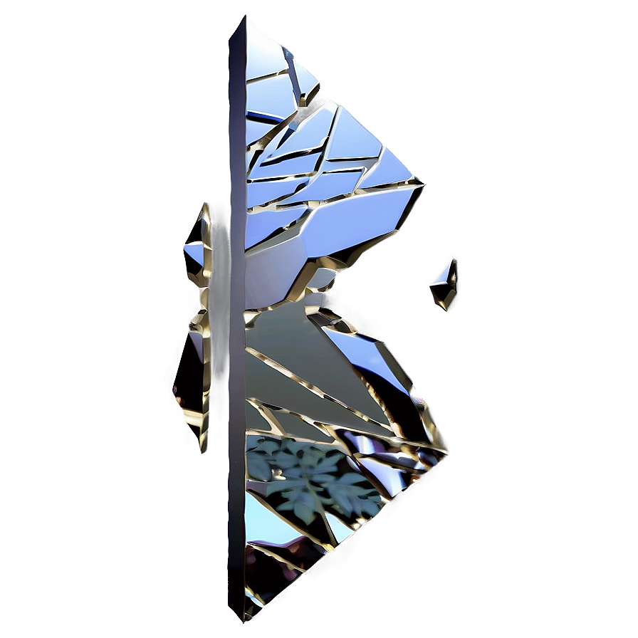 Shattered Mirror Abstract Png 06132024