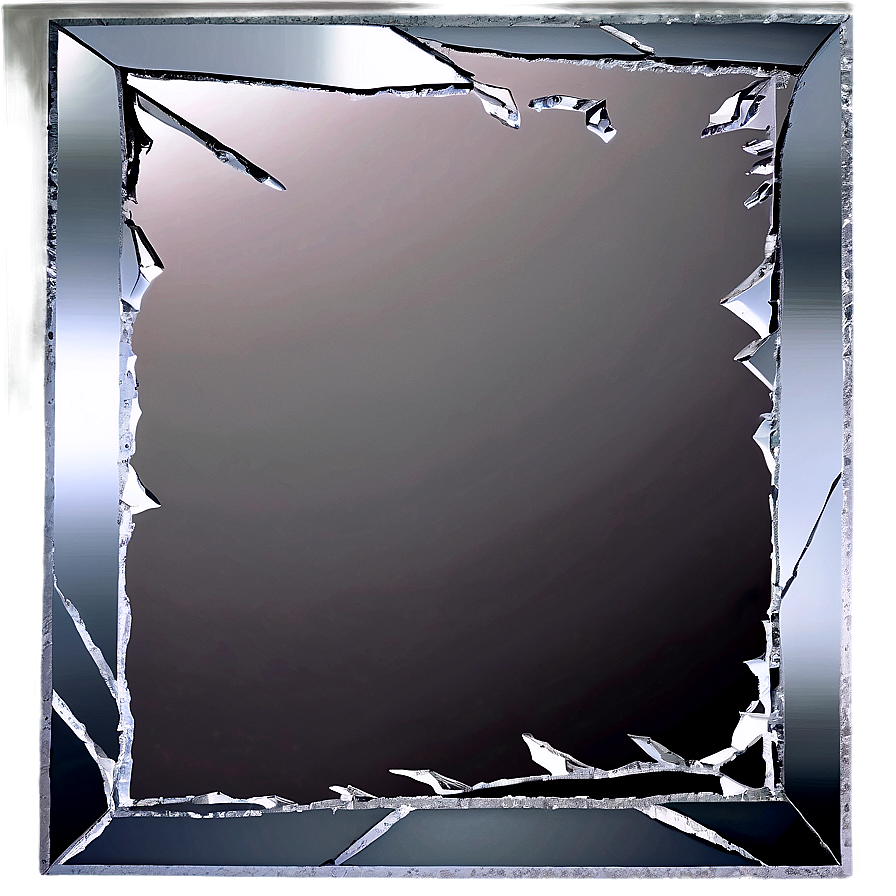 Shattered Mirror Reflection Png 40