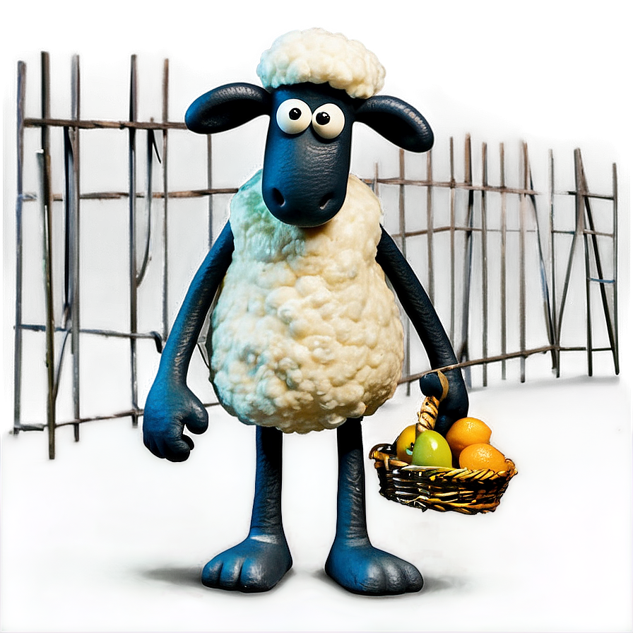 Shaun The Sheep Standing Alone Png 06242024