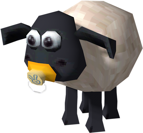 Shaunthe Sheep3 D Model