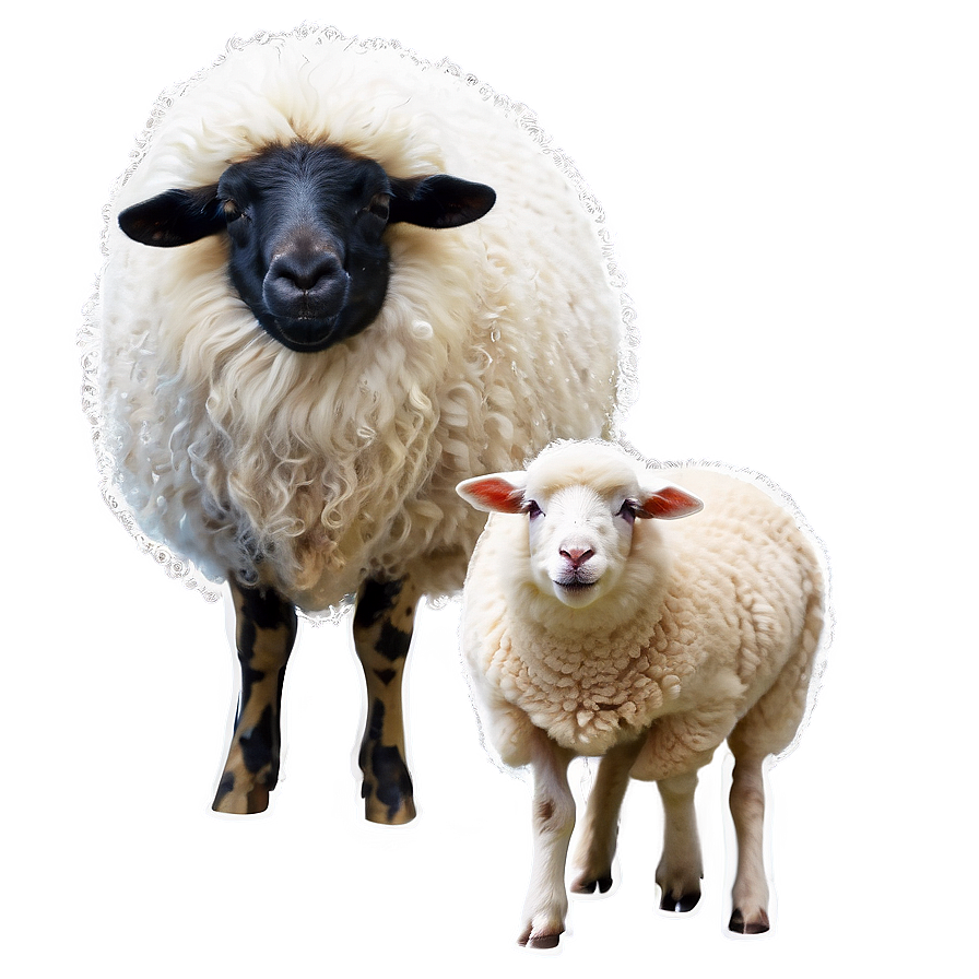 Sheep With Lamb Png Han25