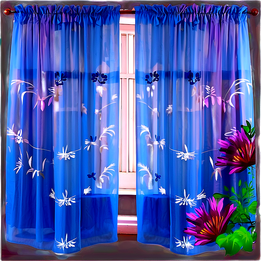 Sheer Voile Curtains Png Bco