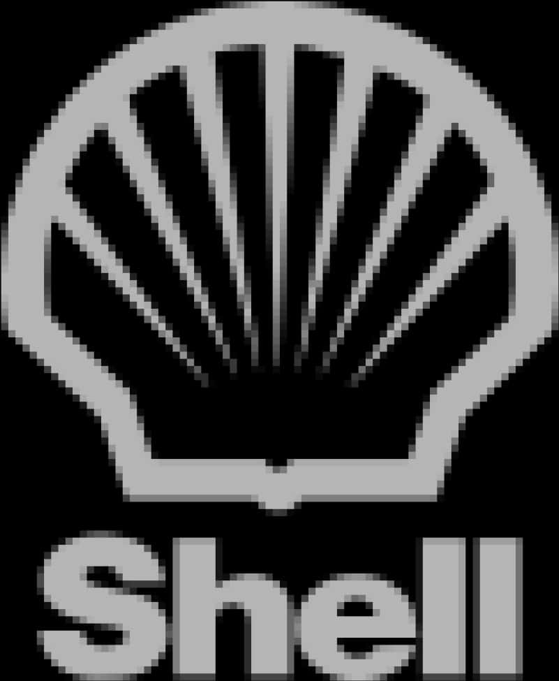 Shell Logo Blackand White