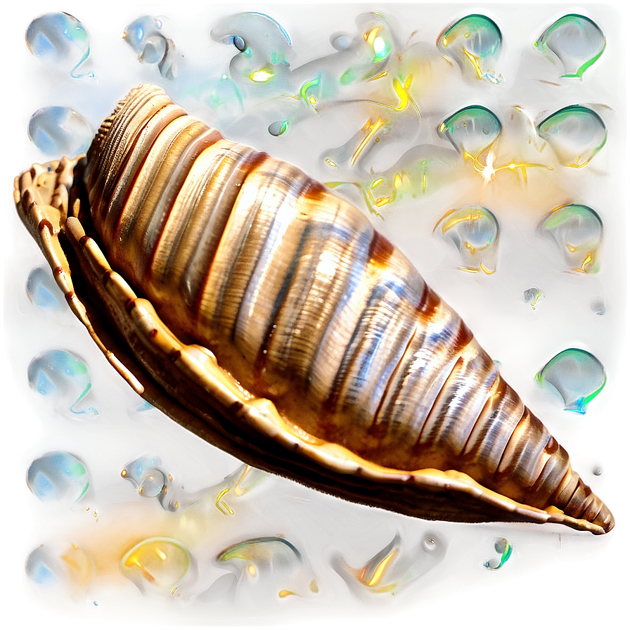 Shell With Ocean Background Png 05212024