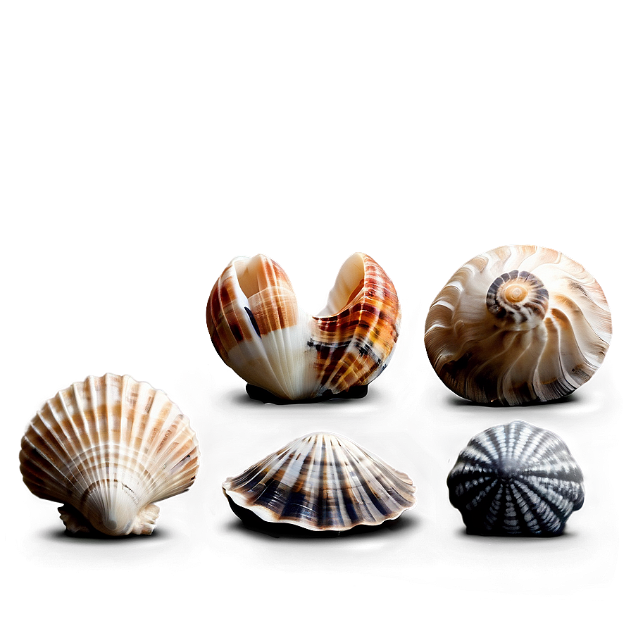 Shells Collection Display Png 28