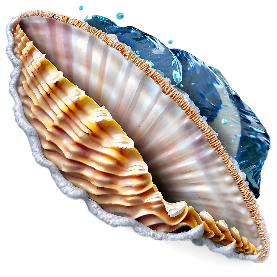 Shells In Ocean Waves Png Ysp