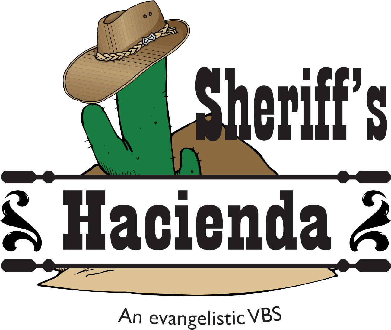 Sheriffs Hacienda Evangelistic V B S Logo