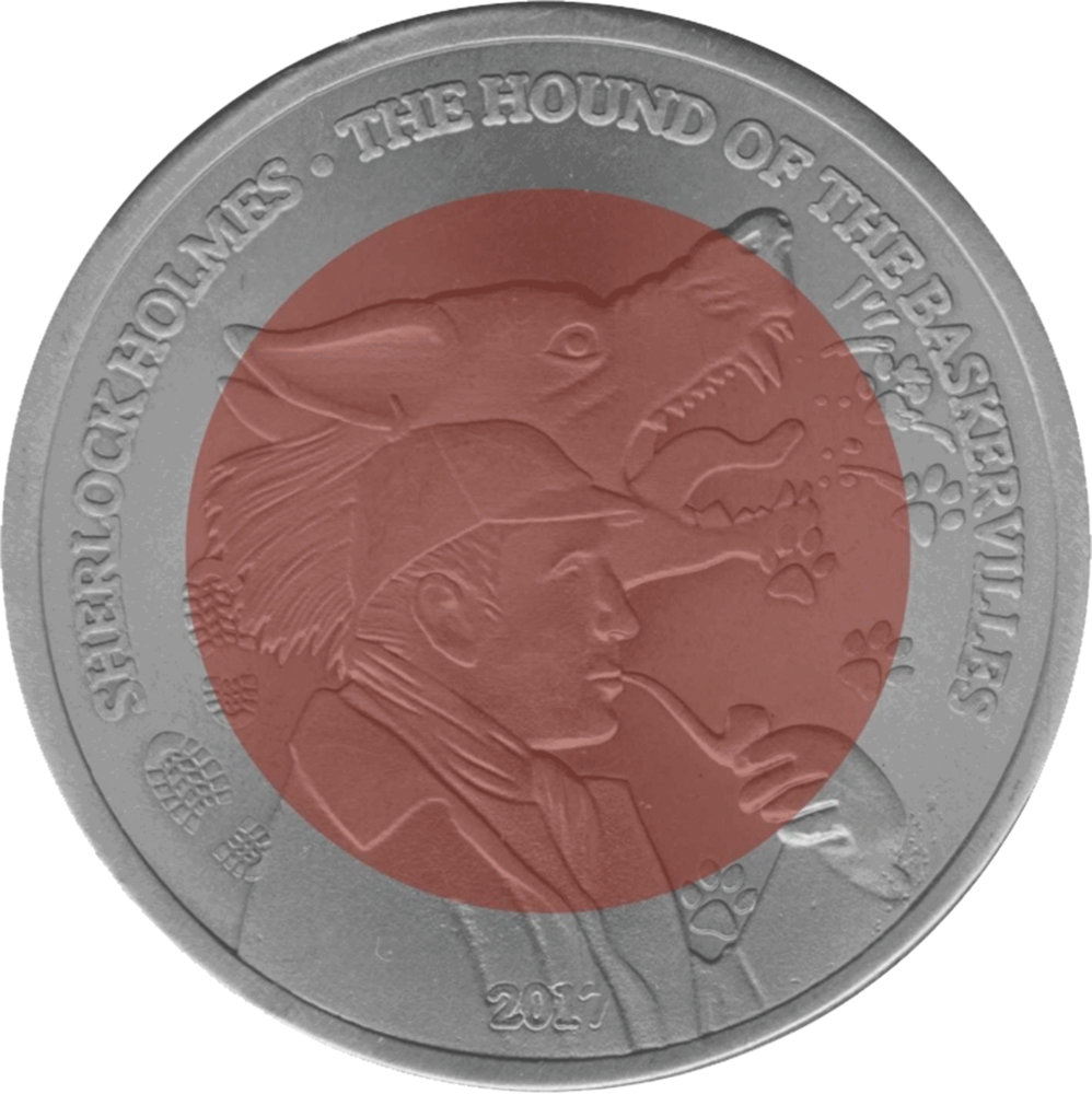 Sherlock Holmes Hound Baskervilles Coin