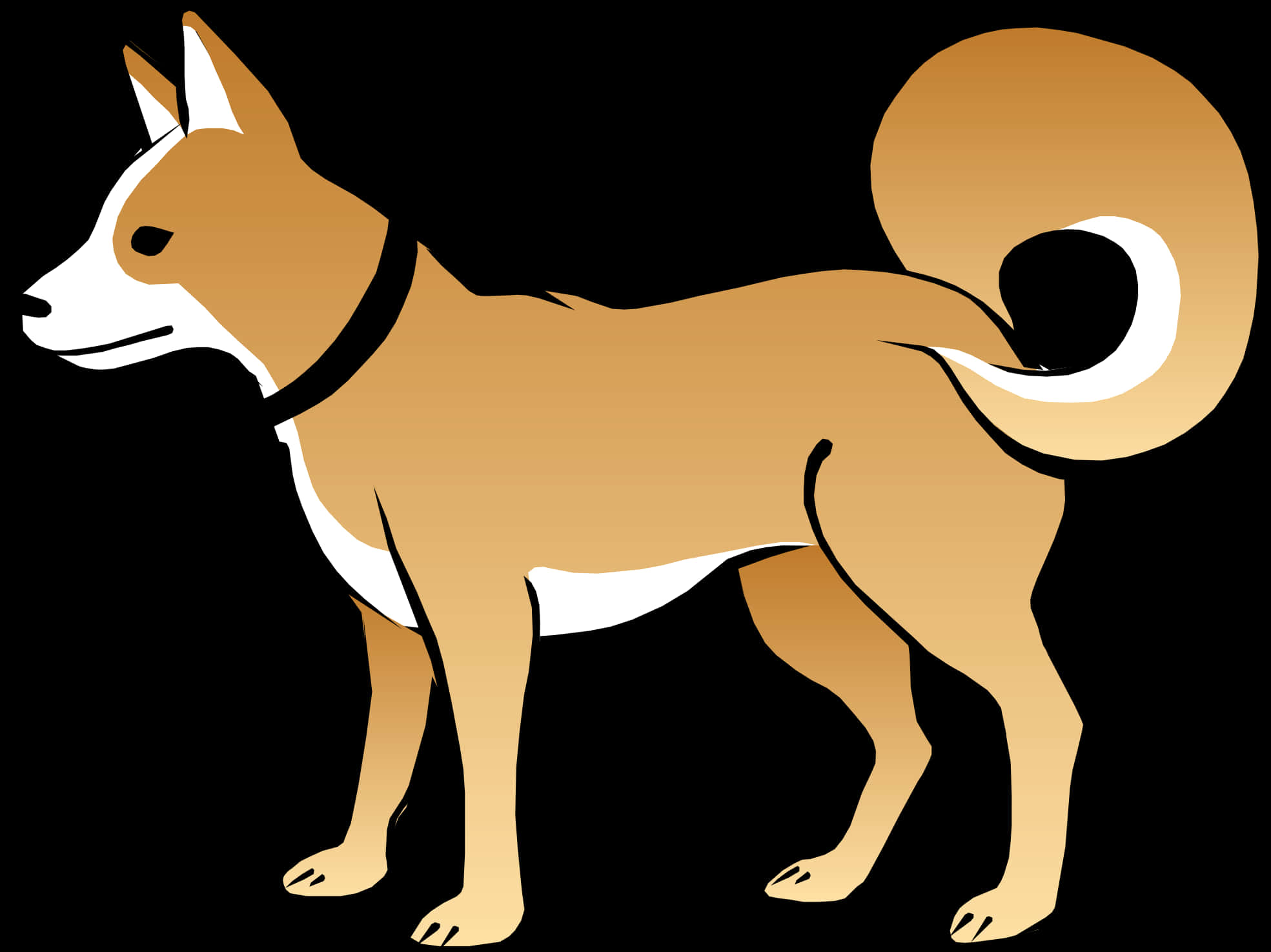 Shiba Inu Vector Illustration