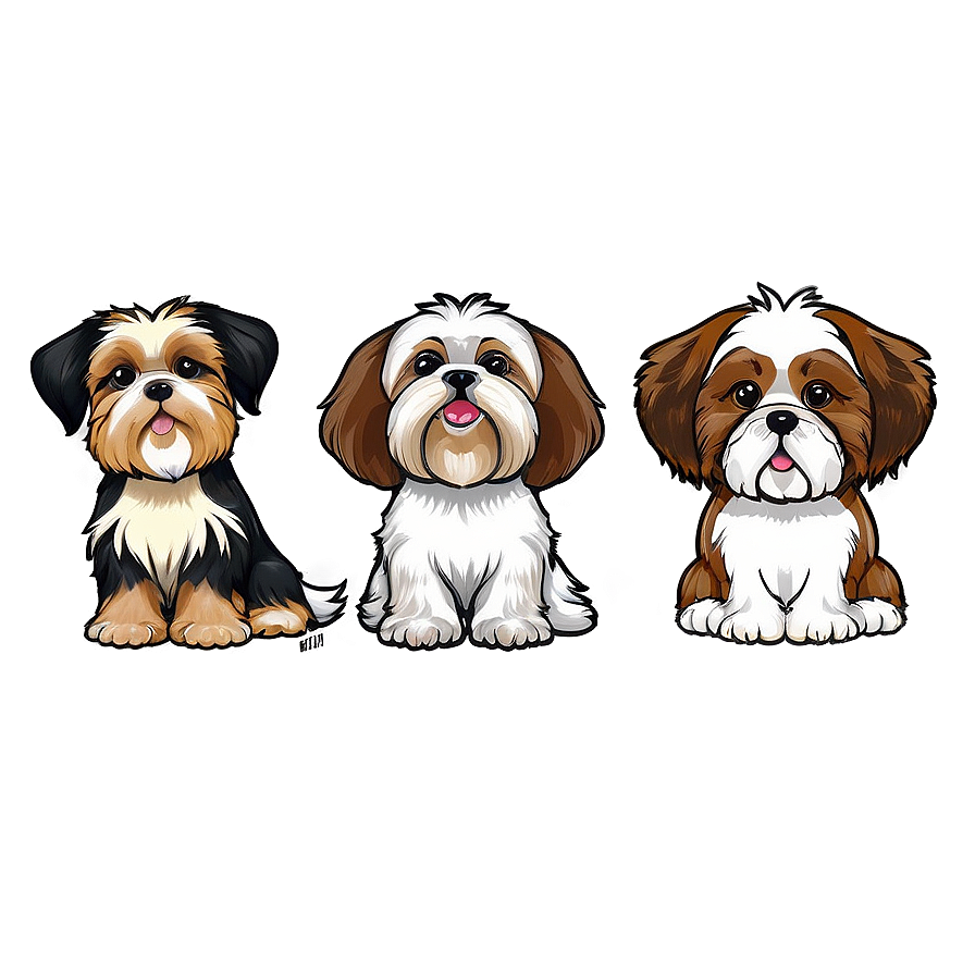 Shih Tzu And Friends Png 61