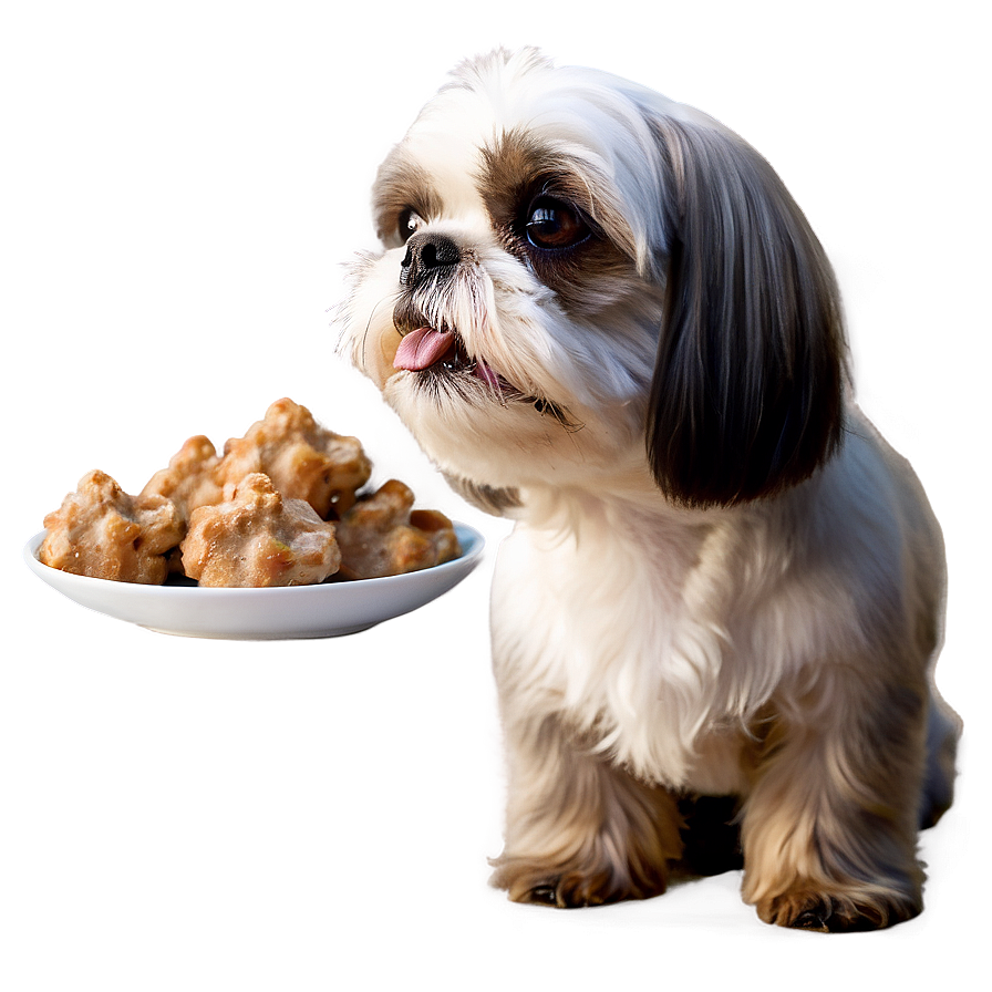 Shih Tzu Eating Treats Png Ioh61