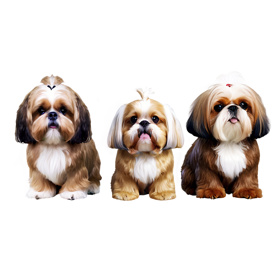 Shih Tzu Family Pets Png Nnx38