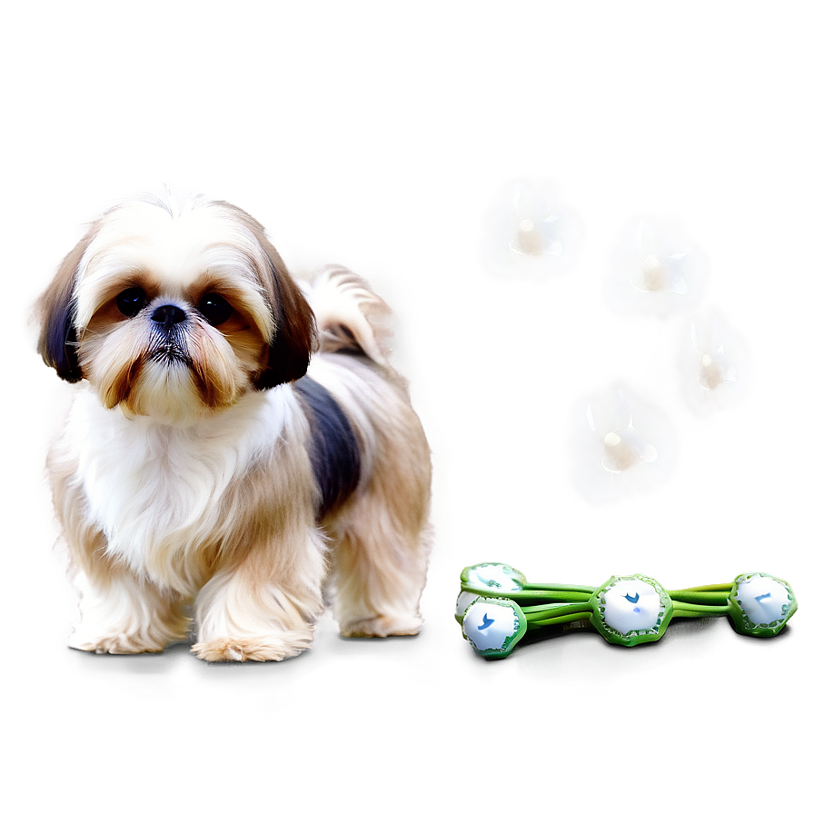 Shih Tzu In Park Png Lxu51