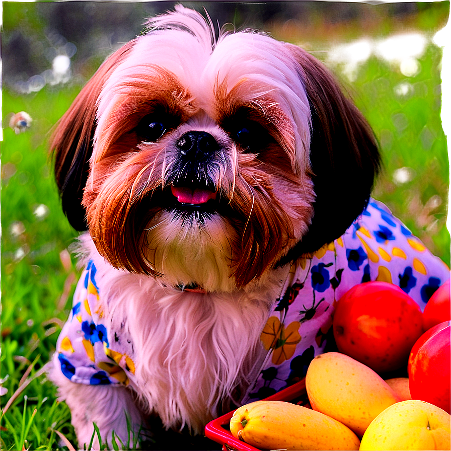 Shih Tzu Picnic Day Png 06242024