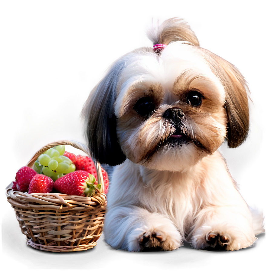 Shih Tzu Picnic Day Png 43