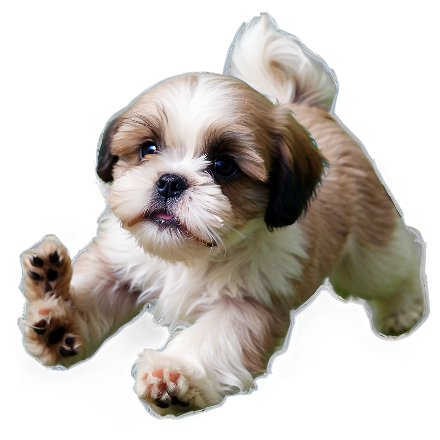 Shih Tzu Puppy Playtime Png Bgl51