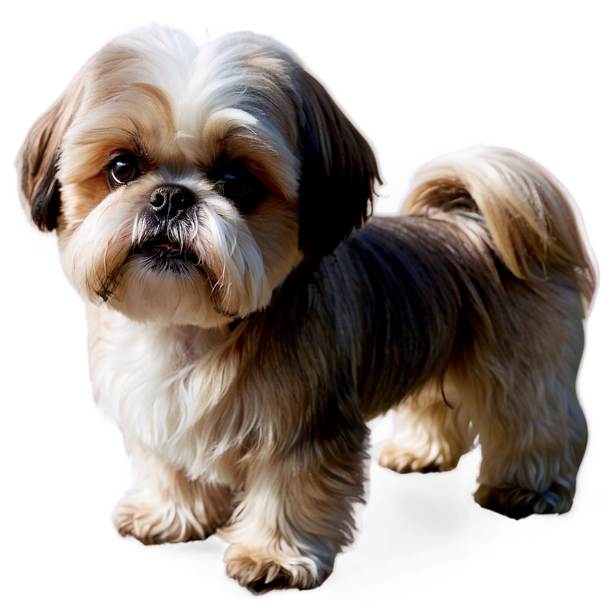 Shih Tzu Watching Sunset Png Fro6