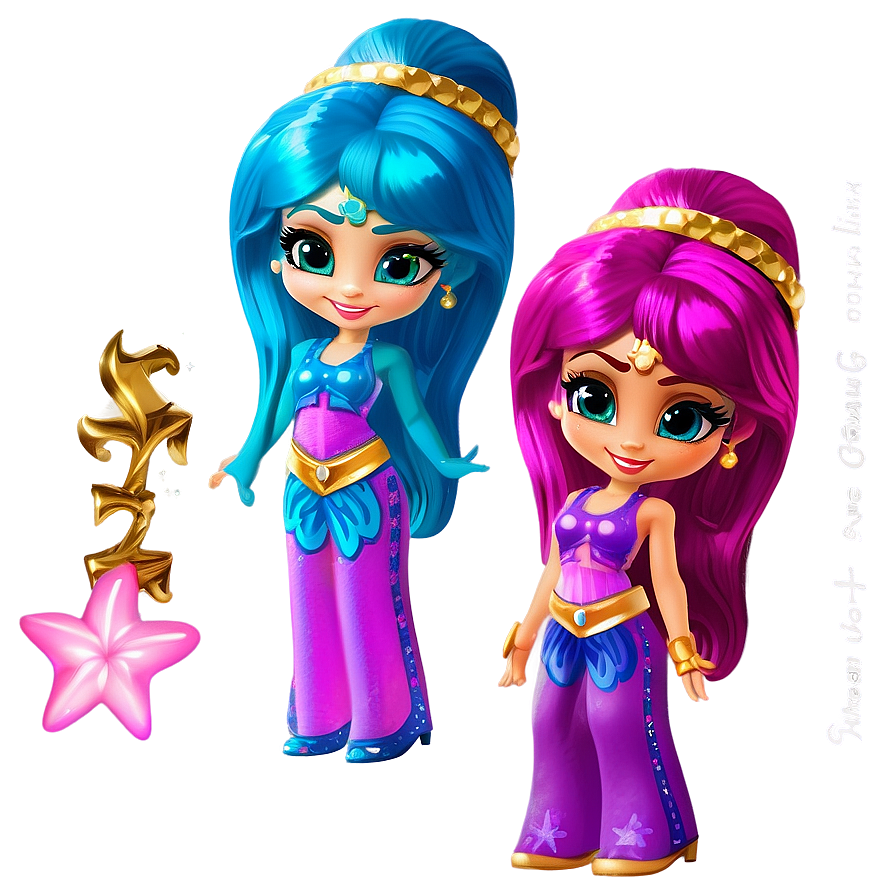 Shimmer And Shine Genie Beach Party Png 06262024