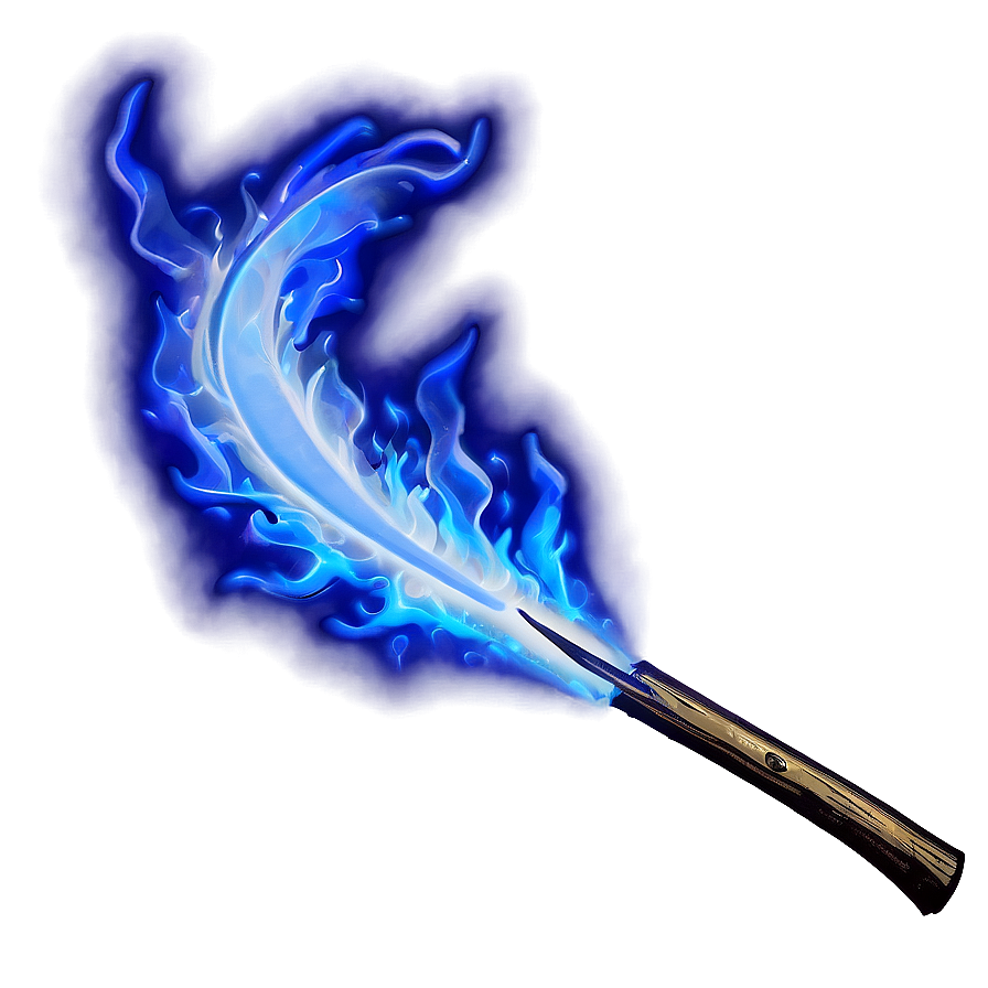 Shimmering Blue Flame Png 47