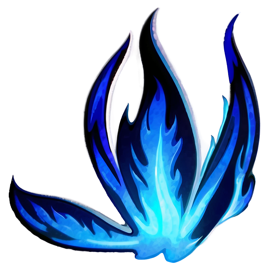 Shimmering Blue Flame Png Ndw8