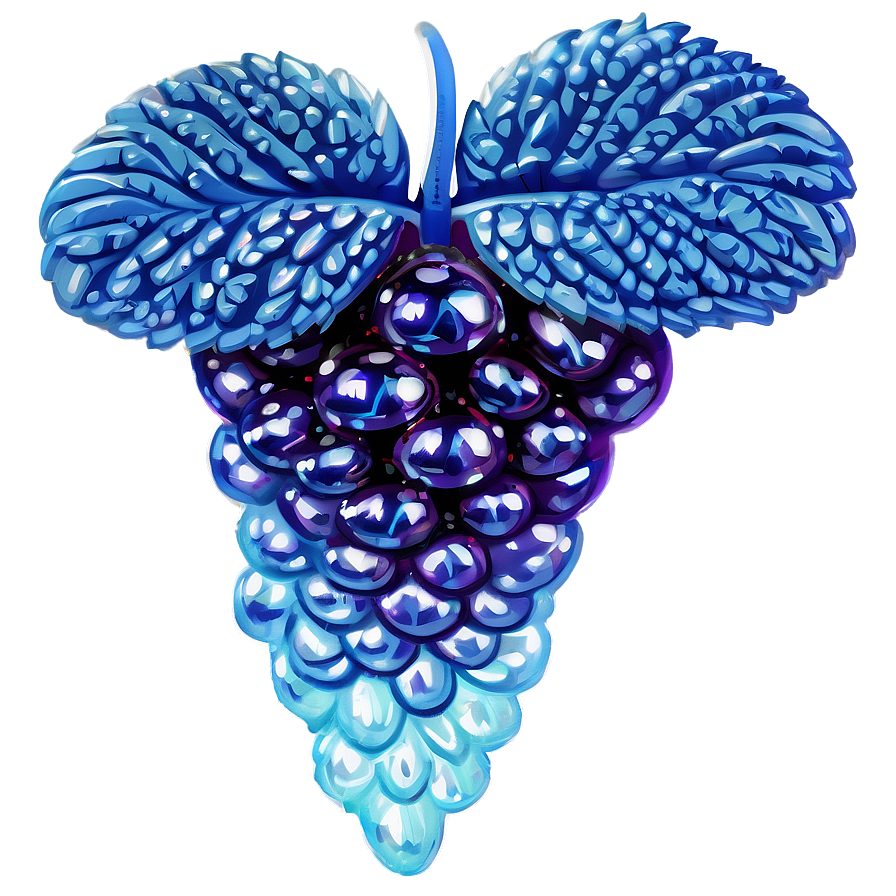 Shimmering Blue Raspberry Png 74