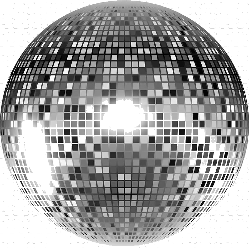 Shimmering Disco Ball Graphic