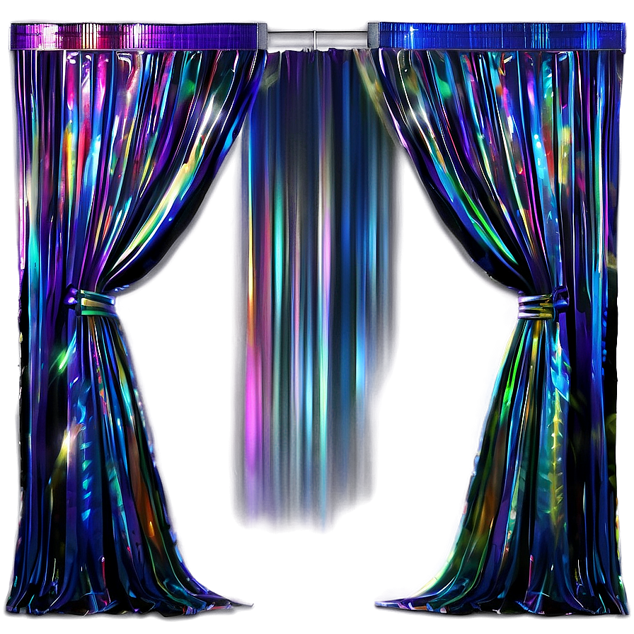 Shimmering Disco Curtains Png Prk70