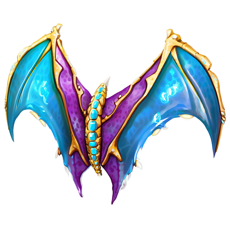 Shimmering Dragon Wings Png 19