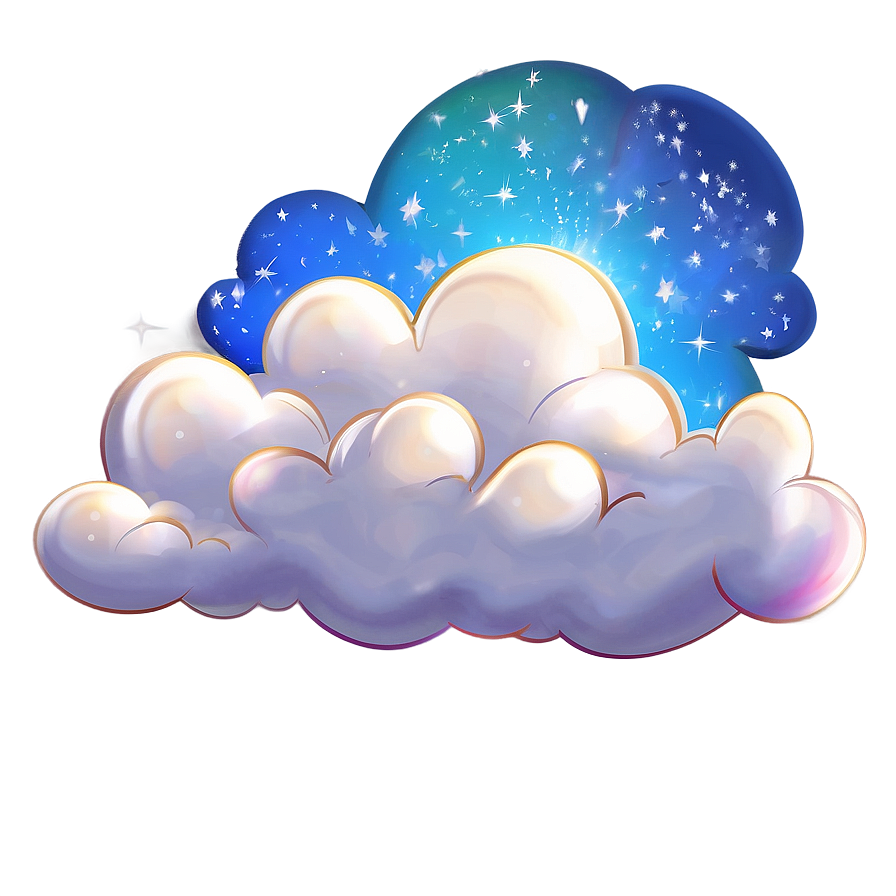 Shimmering Dream Cloud Png 06282024