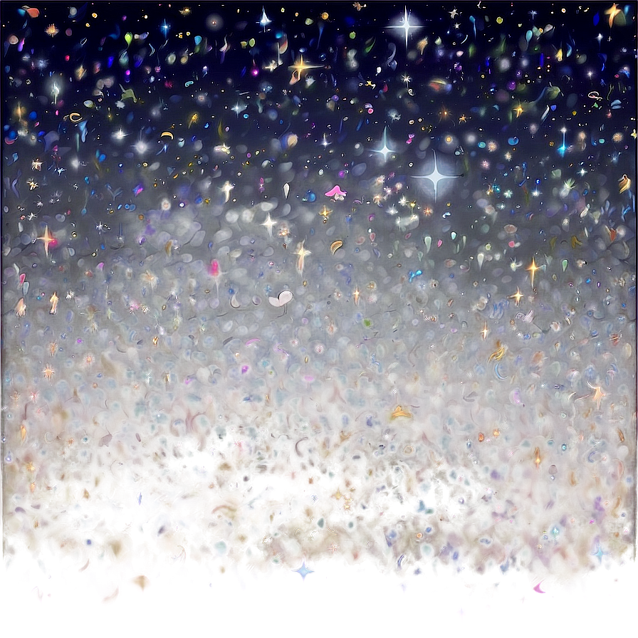 Shimmering Galaxy Stars Overlay Png 06252024