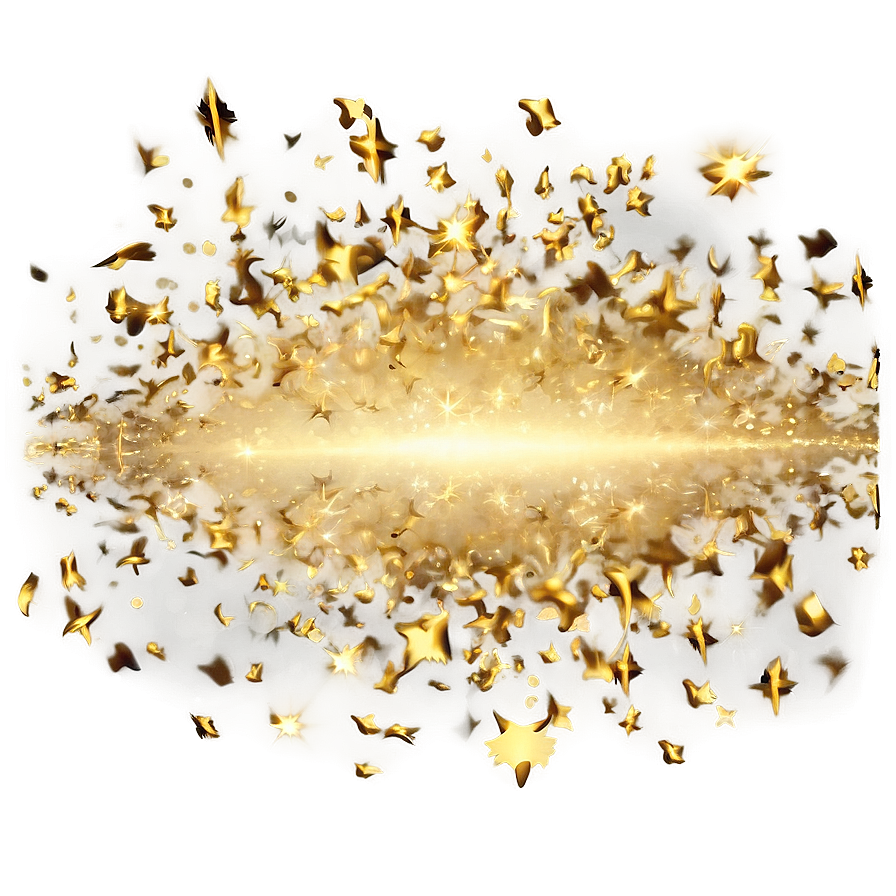 Shimmering Gold Sparkles Png Adh