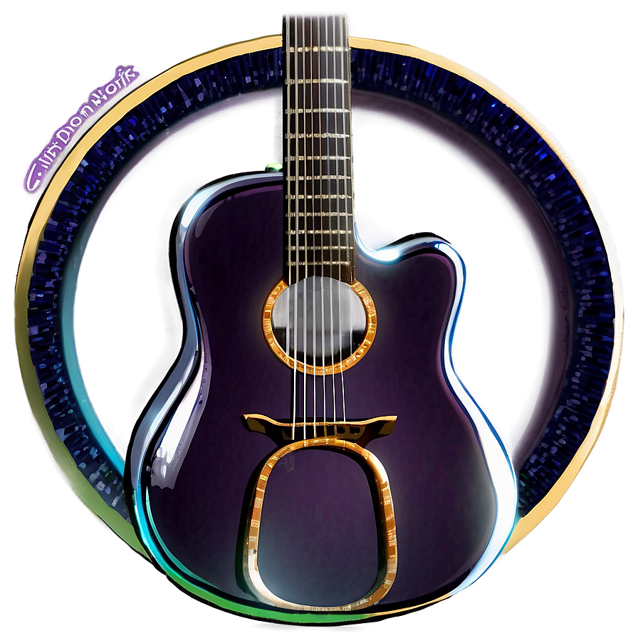 Shimmering Guitar Strings Png Tjr