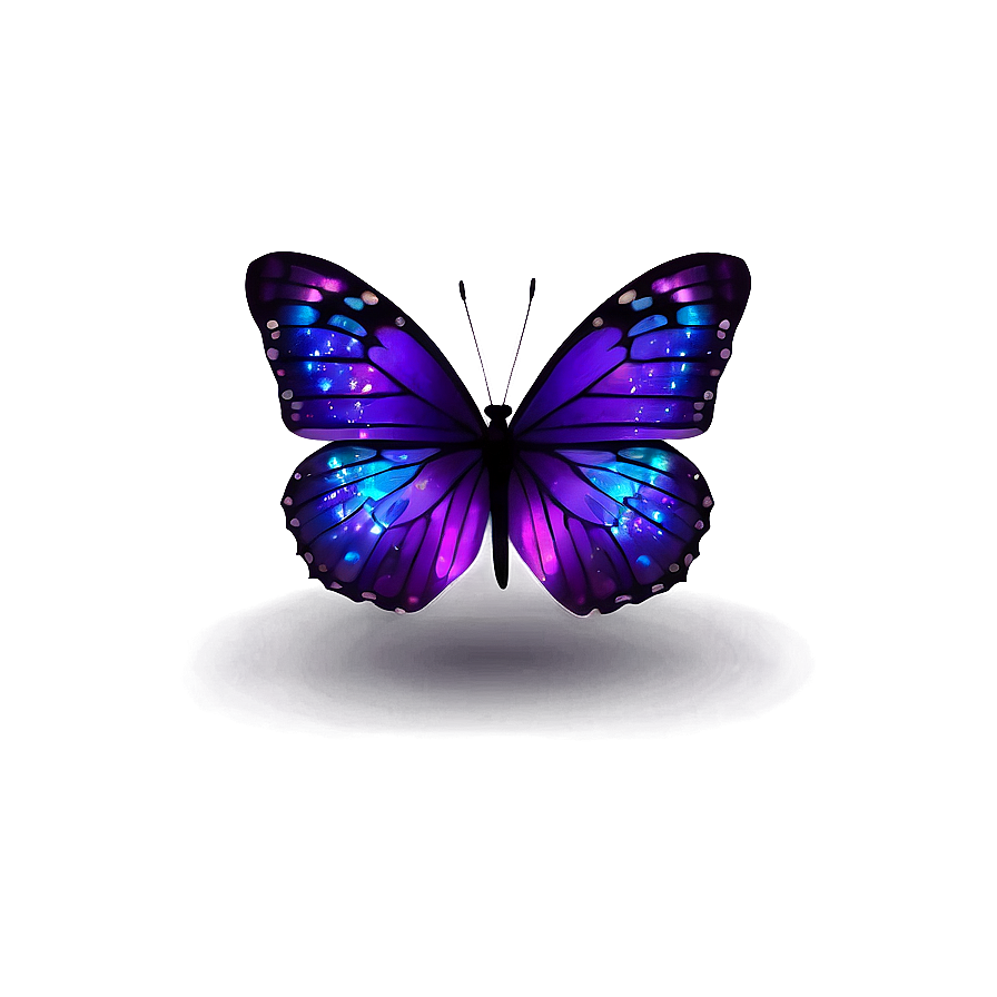 Shimmering Purple Butterfly Png 05232024