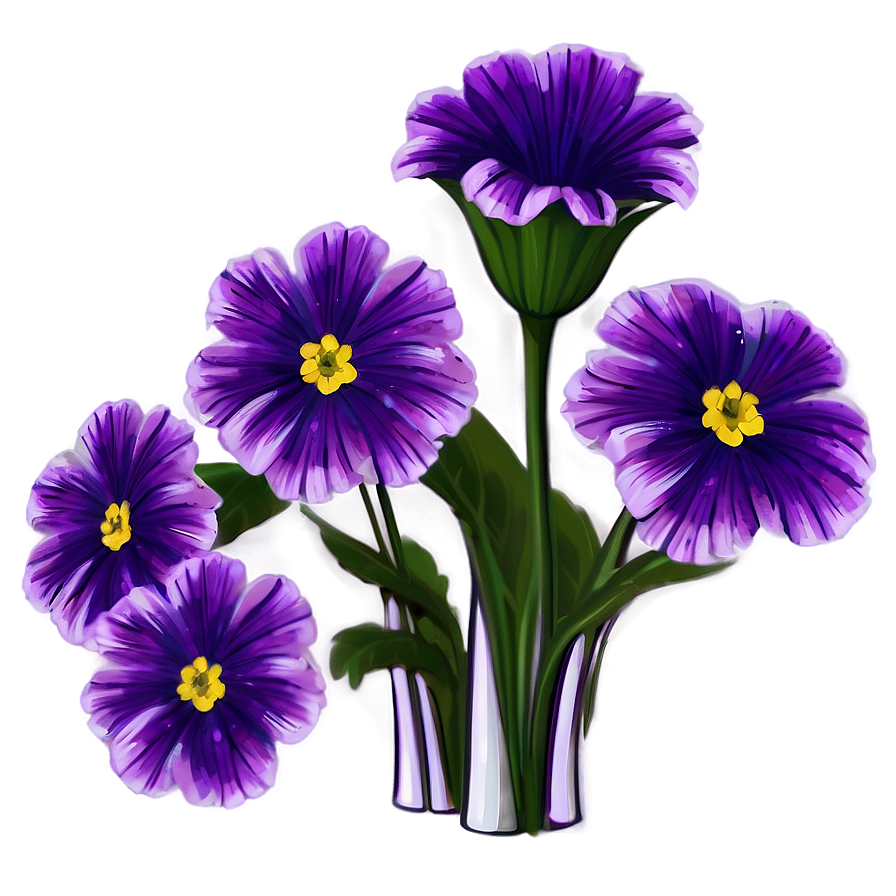 Shimmering Purple Flower Png 05242024