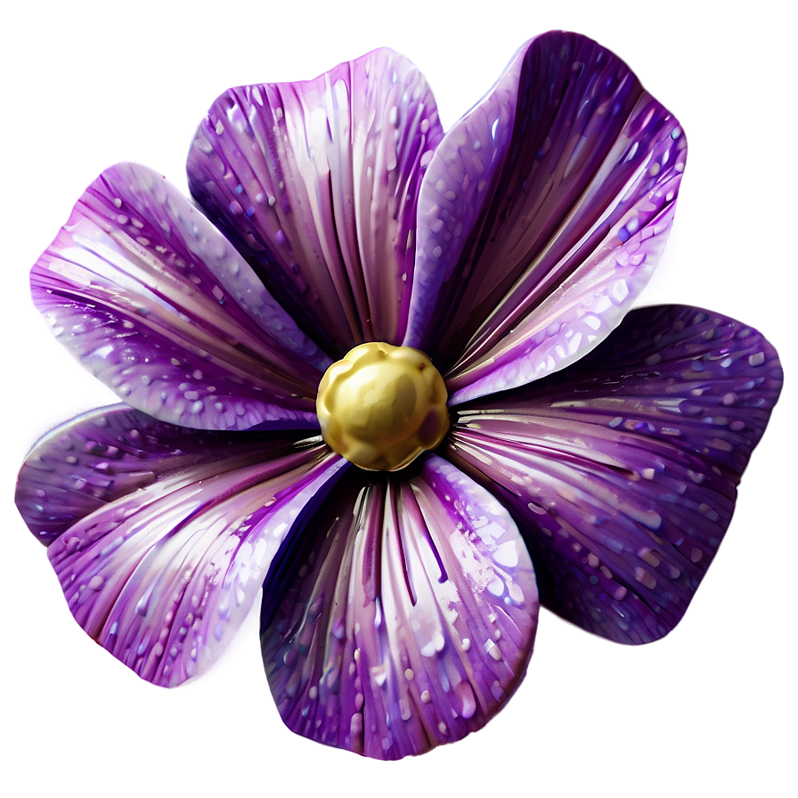 Shimmering Purple Flower Png 45