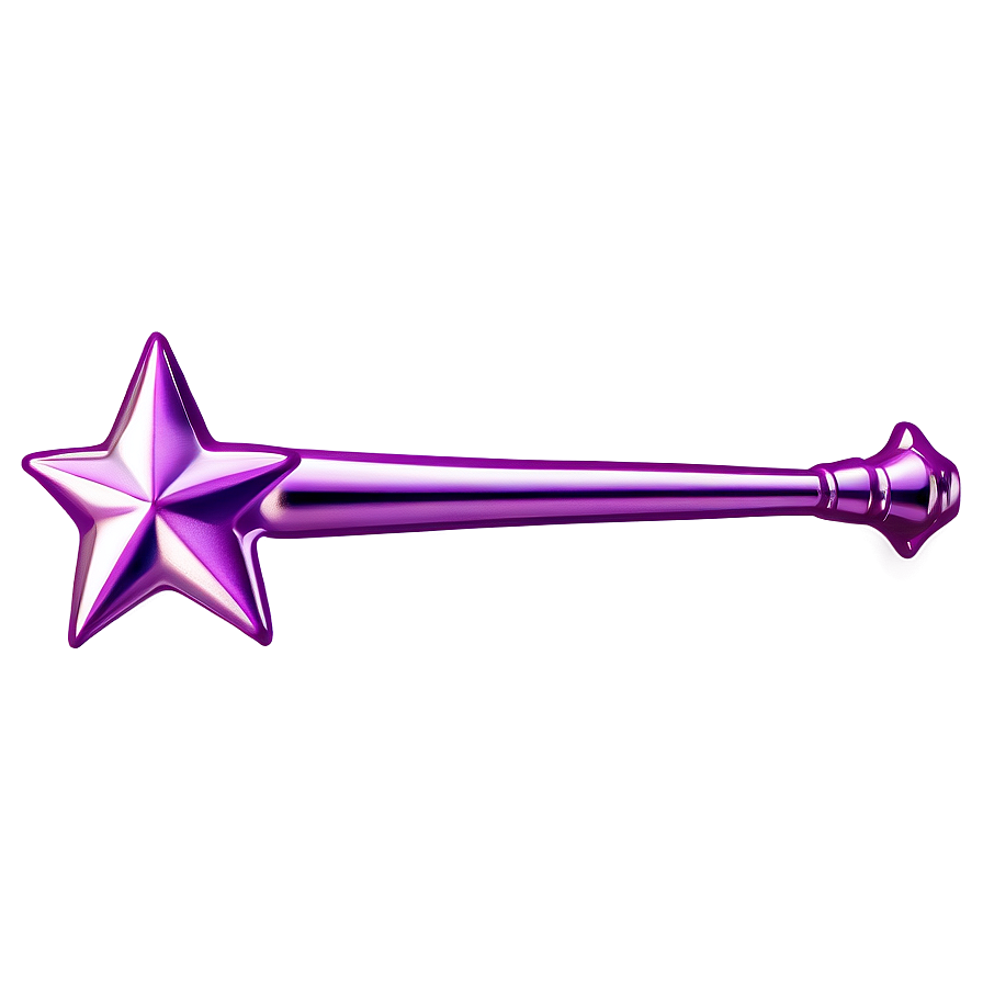 Shimmering Star Wand Png 15