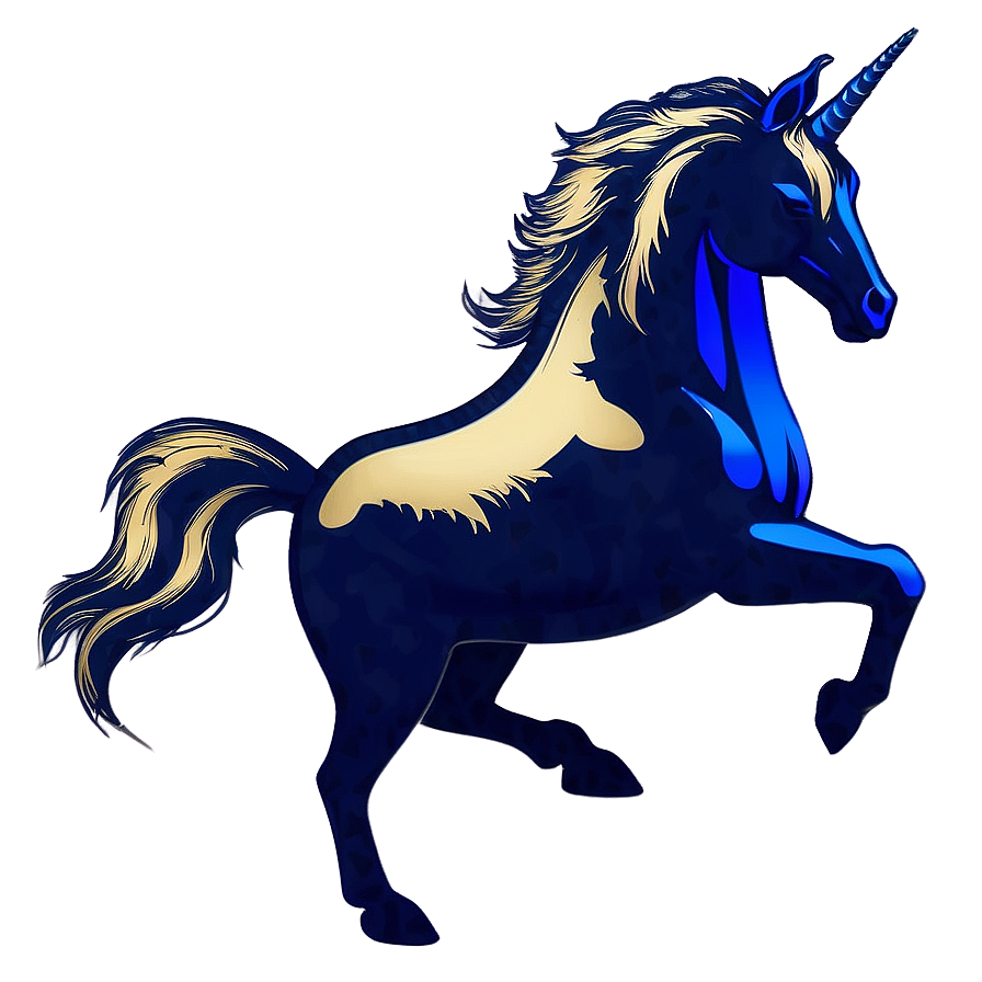 Shimmering Unicorn Silhouette Png 06282024