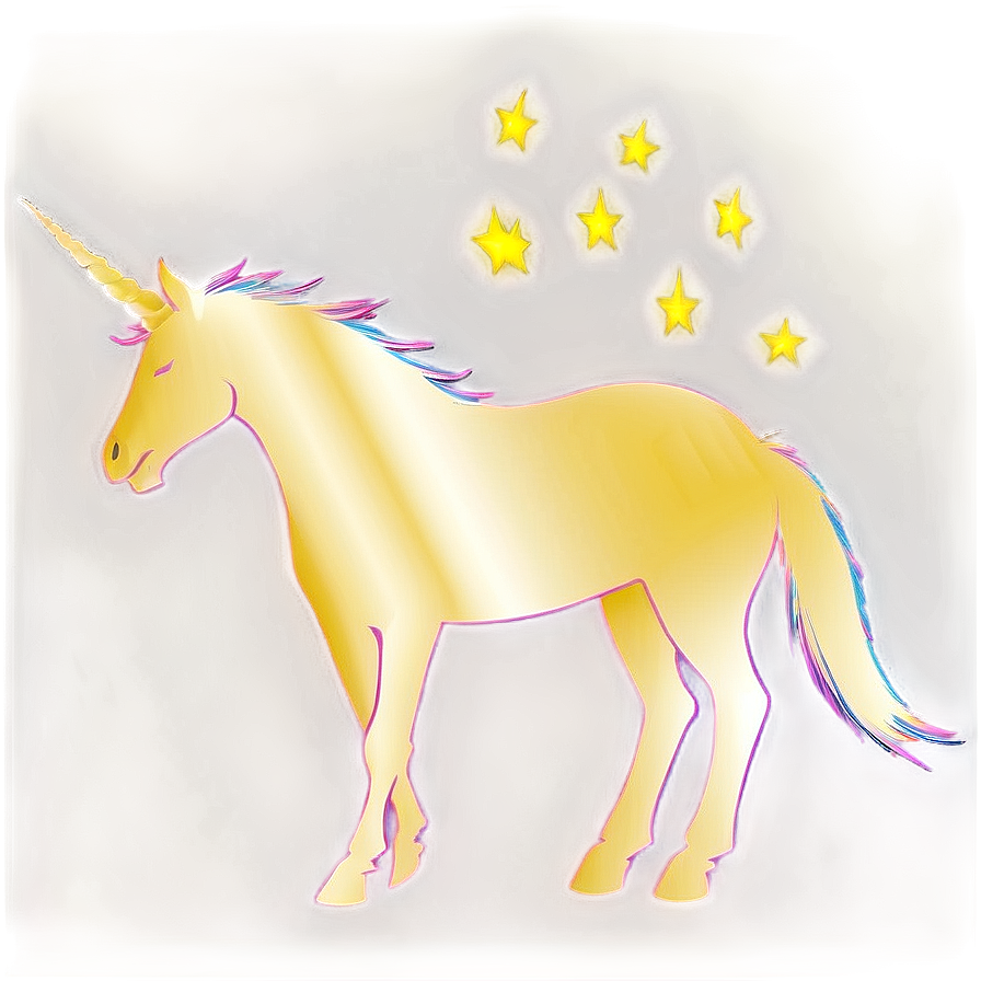 Shimmering Unicorn Silhouette Png Owq