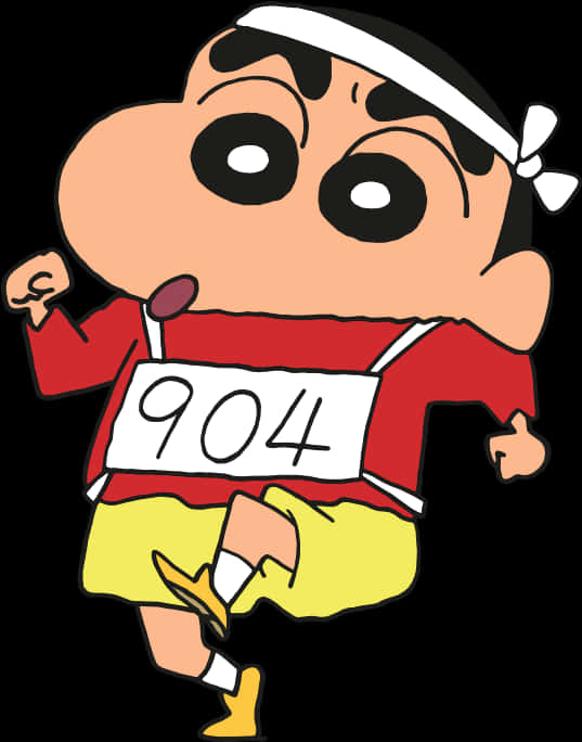 Shin Chan Runner Cartoon