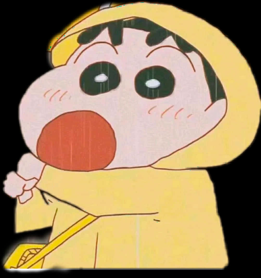 Shin Chan Yellow Raincoat