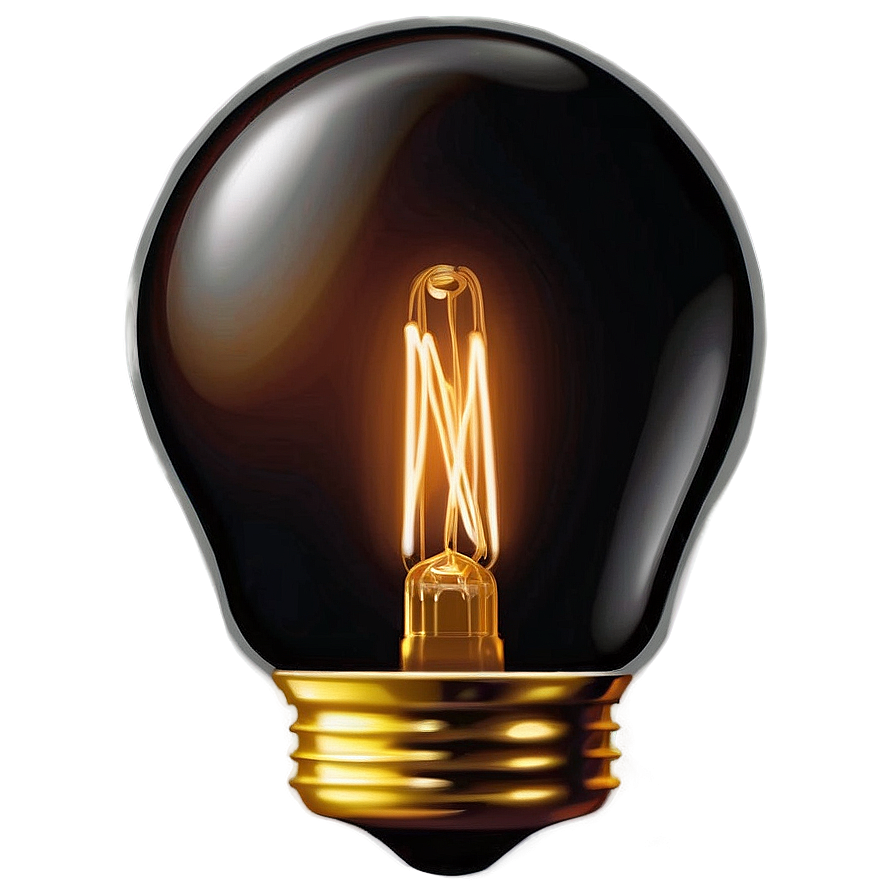 Shining Light Bulb Png 7