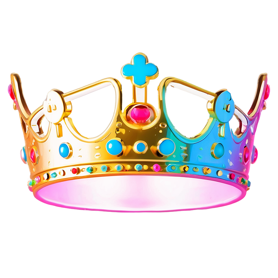 Shining Neon Crown Clipart Png Vdv15